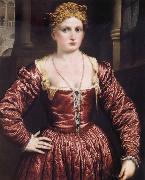 Paris Bordone Portrait of a Young Woman oil painting